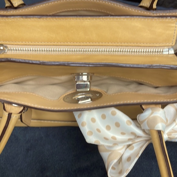 Coach F13675 Buckskin Satchel - Picture 11 of 16